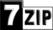 Logo that reads "7-Zip" 